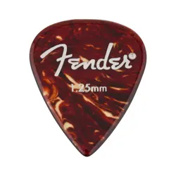 NEW FENDER AERO ACRYLIC PICKS - 1.25MM - 6 PACK