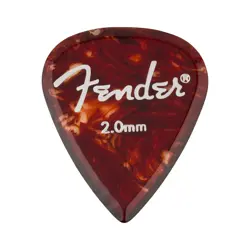 NEW FENDER AERO ACRYLIC PICKS - 2.0MM - 6 PACK