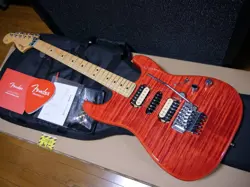 ELECTRIC GUITAR FENDER JAPAN MICHIYA HARUHATA TUBE STRATOCASTER TRANS PINK