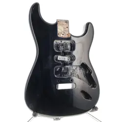 FENDER AMERICAN PRO II TELECASTER BODY BLACK FINISH STRAT BODY 4LB 3OZ