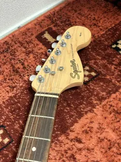 SQUIER BY FENDER AFFINITY SERIES STRATOCASTER ELECTRIC GUITAR SILVER USED