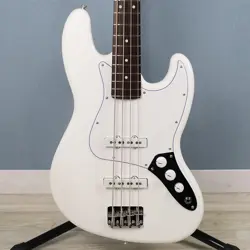 FENDER JAPAN LIMITED HYBRID II JAZZ BASS BLANC WHITE