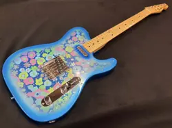 FENDER JAPAN LIMITED TELECASTER BLUE FLOWER