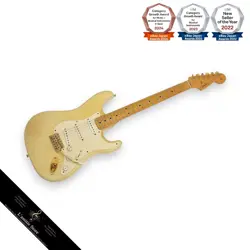 FENDER CUSTOM SHOP 1956 STRATOCASTER NOS WHITE BLONDE ELECTRIC GUITAR