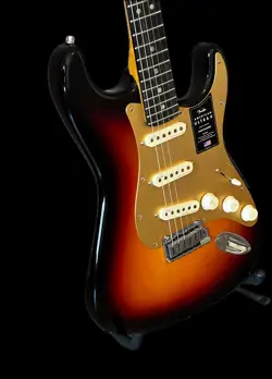 MINT 2024 FENDER FENDER 70TH ANNIVERSARY AMERICAN ULTRA II STRATOCASTER EBONY