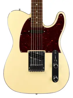 USED FENDER AMERICAN DELUXE TELECASTER, OLYMPIC WHITE PEARL, 2011