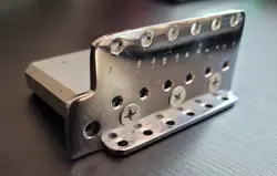 EDDIE VAN HALEN OWNED LEFT HANDED FENDER 2 PIECE BRIDGE EVH HOWIE HUBBERMAN COA