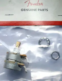 FENDER® DUAL 500K/250K POTENTIOMETER, SPLIT SHAFT