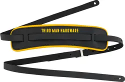 FENDER X THIRD MAN HARDWARE LEATHER STRAP - BLACK/YELLOW