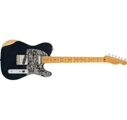 FENDER BRAD PAISLEY ROAD WORN TELECASTER BLACK SPARKLE W/ GIG BAG