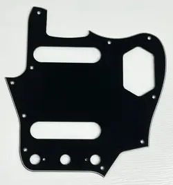PICKGUARD COMPATIBLE FOR FIT FENDER US CLASSIC PLAYER JAGUAR STYLE GUITAR BLACK
