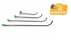 MINI FENDER ROD SET 4-PIECE  COMPACT FENDER SUPPORT RODS FOR GUITAR & BASS