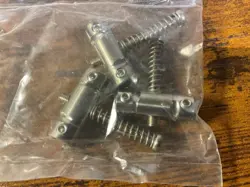 CHROME SINGLE GROOVE 3-BRIDGE ROLLER SADDLE FOR FENDER TELECASTER