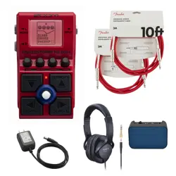 ZOOM / MS-60B+ SMALL BASS AMPLIFIER + PERIPHERALS SET FENDER CABLE