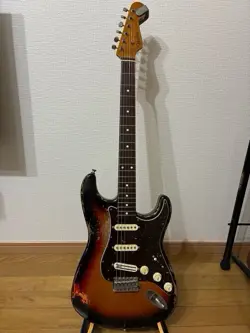 ELECTRIC GUITAR FENDER JAPAN STRATOCASTER 3TS SUNBURST MODIFIED