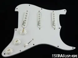 FOR REPAIR WILKINSON WOVS LOADED PICKGUARD FOR FENDER STRAT WHITE 3 11 50% OFF