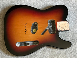 FENDER AMERICAN TELECASTER GUITAR BODY SUNBURST 4 LB 12 OZ