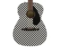 OPEN BOX FENDER TIM ARMSTRONG HELLCAT A/E GUITAR - CHECKERBOARD W/ WALNUT FB