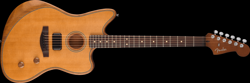 FENDER ACOUSTASONIC STANDARD JAZZMASTER ELECTRIC GUITAR - AGED NATURAL