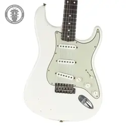 NEW FENDER MASTERBUILT '59 STRATOCASTER JOURNEYMAN RELIC AGED OLYMPIC WHITE