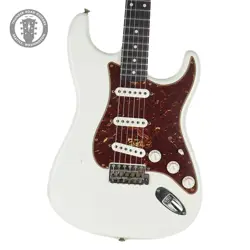 NEW FENDER MASTERBUILT 60'S STRATOCASTER RELIC AGED OLYMPIC WHITE