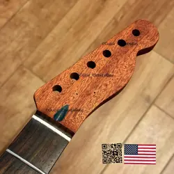 READ MAHOGANY TELE ROSEWOOD NECK NITRO SATIN FITS TELECASTER WARMOTH FENDER TMX