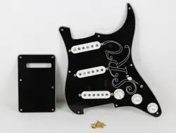 2016 FENDER STEVIE RAY VAUGHN STRATOCASTER SRV ENGRAVED PICKGUARD TEXAS SPECIALS