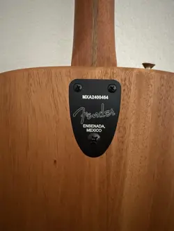 FENDER HIGHWAY SERIES DREADNOUGHT ACOUSTIC ELECTRIC GUITAR NATURAL