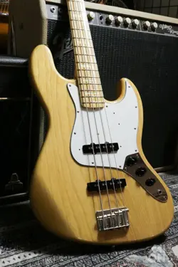 FENDER JAPAN JB75-90US JAZZ BASS NATURAL MADE IN JAPAN BASS GUITAR