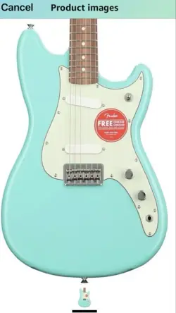 FENDER DUO SONIC ELECTRIC GUITAR SURF GREEN