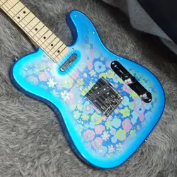 FENDER JAPAN LIMITED TELECASTER MN BLUE FLOWER