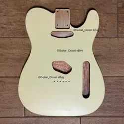 NEW TELE BODY FOR FENDER TELECASTER ALDER MATTE BLONDE