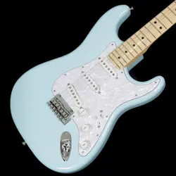 FENDER MADE IN JAPAN HYBRID II FSR COLLECTION STRATOCASTER DAPHNE BLUE WEIGHT:3.