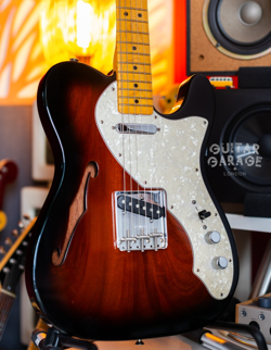 2011 FENDER USA AMERICAN VINTAGE 69 TELECASTER THINLINE SUNBURST WITH HARDCASE