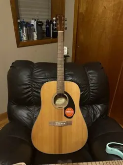 FENDER CD-60S DREADNOUGHT ACOUSTIC GUITAR NATURAL