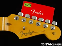 FENDER AMERICAN PROFESSIONAL PRO II STRAT, NECK TUNERS USA ROLLED EDGES MAPLE.
