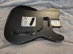 SQUIER BY FENDER TELECASTER TELE ELECTRIC GUITAR BODY BLACK + BRIDGE