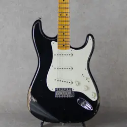 FENDER CUSTOM SHOP 1957 STRATOCASTER RELIC CC HARDWARE BLACK #GGEOU