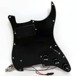 FITS FENDER STRAT GUITAR PREWIRED LOADED PICKGUARD HH HUMBUCKER ACTIVE PICKUPS