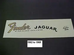 JAGUAR WATERSLIDE HEADSTOCK