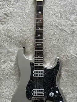 CUSTOM FENDER STYLE METALLIC GRAY ELECTRIC GUITAR BUILD