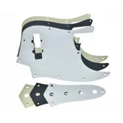 ALUMINUM JAZZ J BASS PICKGUARD JB CONTROL PLATE FOR AMERICAN FENDER JAZZ BASS