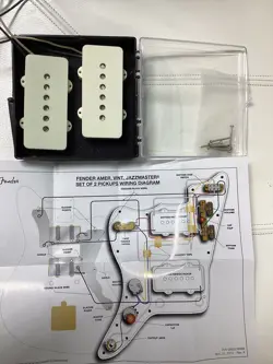 GENUINE FENDER PURE AMERICAN VINTAGE 65 JAZZMASTER PICKUPS NEVER INSTALLED