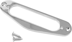 CHROME METAL SINGLE COIL PICKUP MOUNTING RING FOR FENDER STRATOCASTER STRAT GUIT