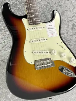 FENDER MADE IN JAPAN HYBRID II STRATOCASTER ROSEWOOD -3-COLOR SUNBURST- #JD25004