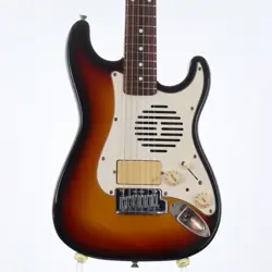 FENDER JAPAN ST-CHAMP 3-TONE SUNBURST USED BASSWOOD BODY MAPLE NECK W/SOFT CASE