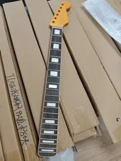 21FRET TIGER FLAME MAPLE ELECTRIC GUITAR NECK ROSEWOOD FINGERBOARD FOR FENDER ST