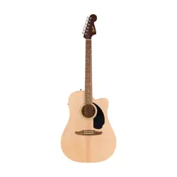 FENDER CALIFORNIA DEBUT REDONDO CE SERIES ACOUSTIC GUITAR, NATURAL