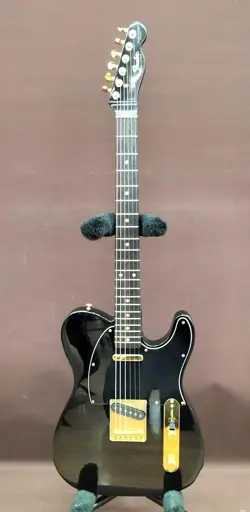 FENDER JAPAN TLG80-55 BLACK GOLD HARDWARE MADE IN JAPAN 1991-1992 SOLID E.GUITAR