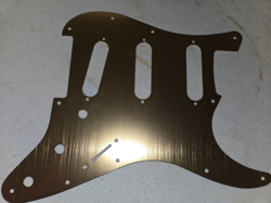 NEW GOLD ALUMINUM ANODIZED PICKGUARD 11 HOLE FOR FENDER STRAT/STRATOCASTER